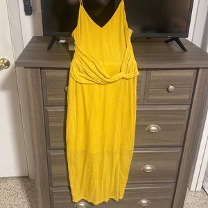 EXPRESS ribbed bodycon midi dress